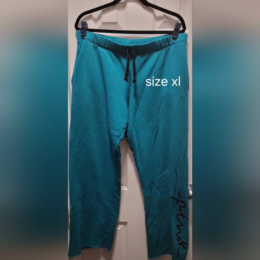 PINK Victoria's Secret Teal Joggers